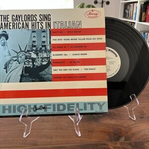 The Gaylords Sing American Hits In Italian LP Mercury MG-20620 Mono Promo